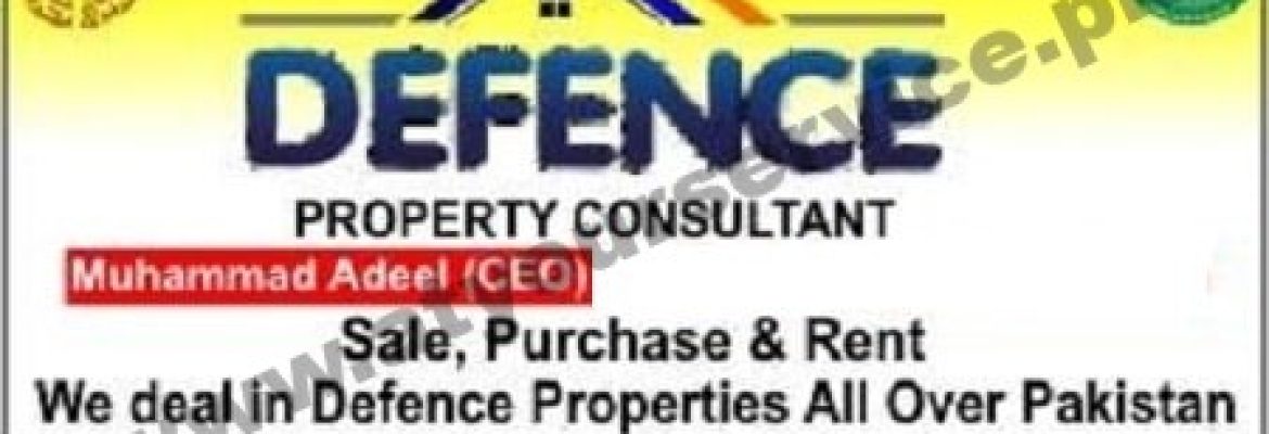 Defence Property Consultant – Falcon Plaza, Spring North, Phase 8, Bahria Town, Rawalpindi