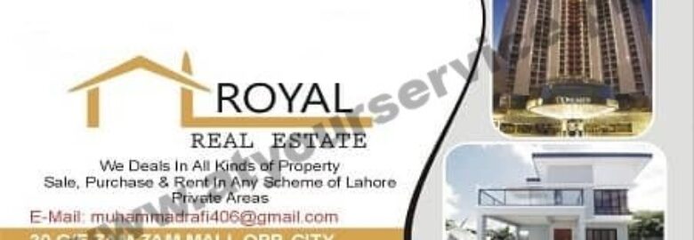 Royal Real Estate – Zam Zam Mall, Johar Town, Lahore