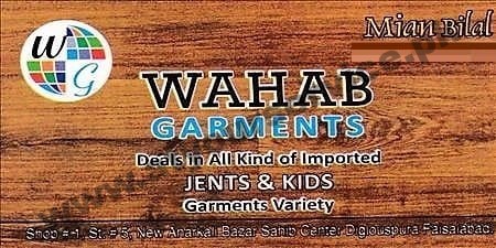 Imported Gents Garments in Faisalabad