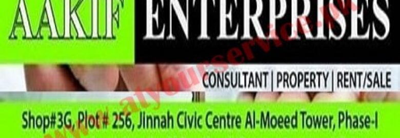 Aakif Enterprises – Al Moeed Tower, Jinnah Civic Centre, Phase 1, Jinnah Garden, Islamabad