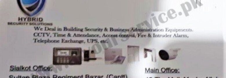 Hybrid Security Solution – Sultan Plaza, Regiment Bazar, Cantt, Sialkot