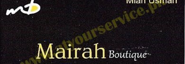 Mairah Boutique – Munshi Mohallah, Bhawana Bazar, Faisalabad