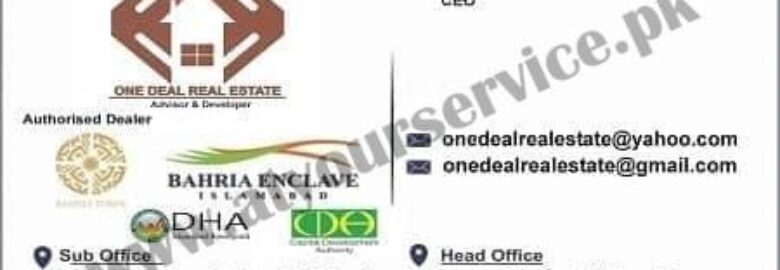 One Deal Real Estate – New York Icon Plaza, Bahria Enclave, Islamabad