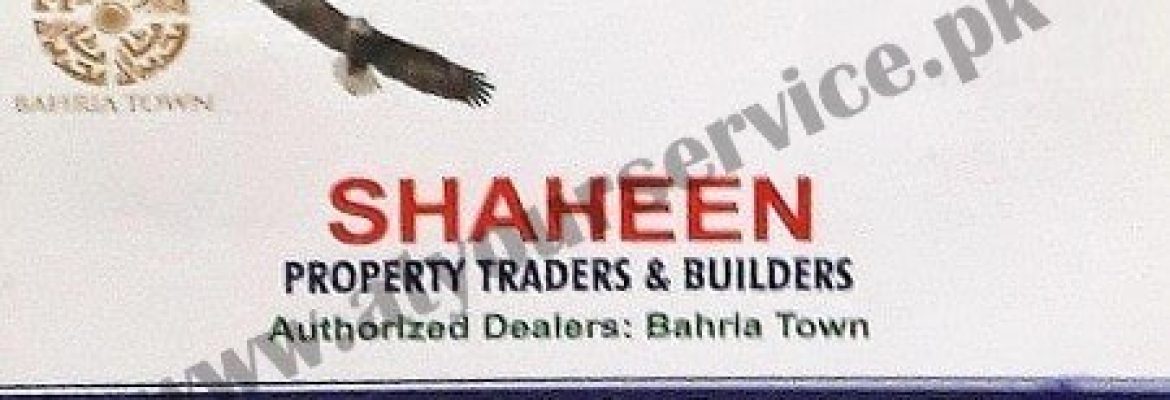 Shaheen Property Traders & Builders – Burj Al Sadiq, Phase 8, Bahria Town, Rawalpindi