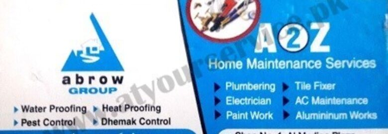 A2Z Home Maintenance Services – Madina Plaza, Block C, Soan Garden, Islamabad