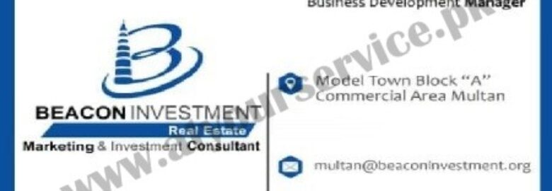 Beacon Investment (Real Estate) – Commercial Area, Block A, Model Town, Multan