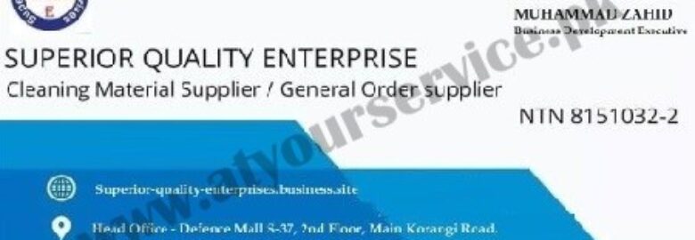 Superior Quality Enterprises (Cleaning Material Supplier) – Defence Mall, Korangi Road, Karachi