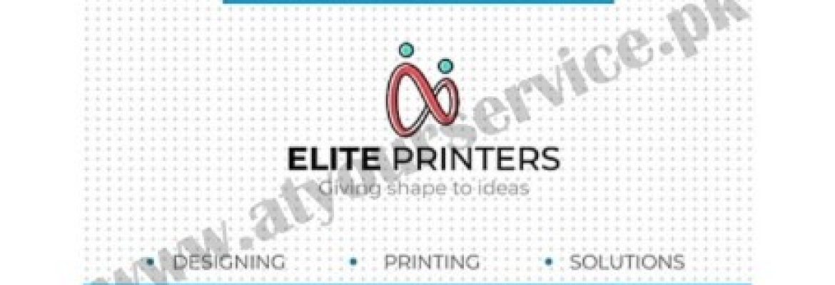 Elite Printers – Printing and Packaging Company in Faisalabad