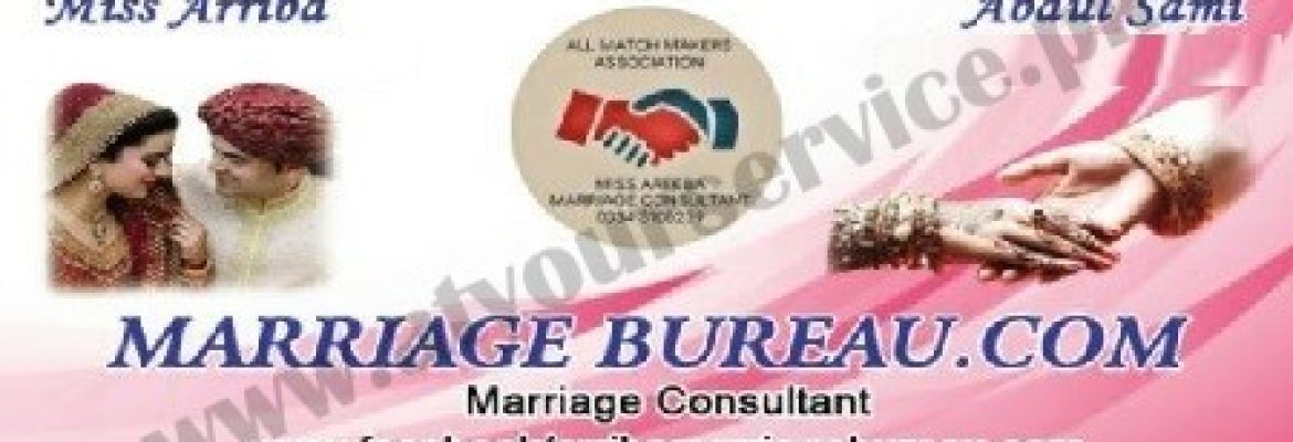 Arriba Marriage Bureau – Karachi