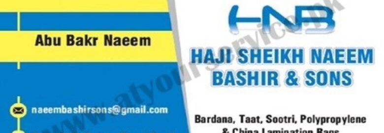 Naeem Bashir & Sons Bardana Merchant