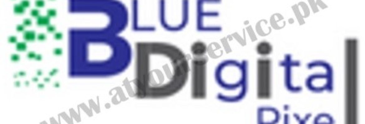 Blue Digital Pixel