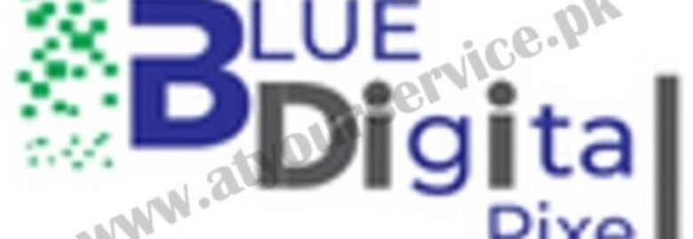 Blue Digital Pixel