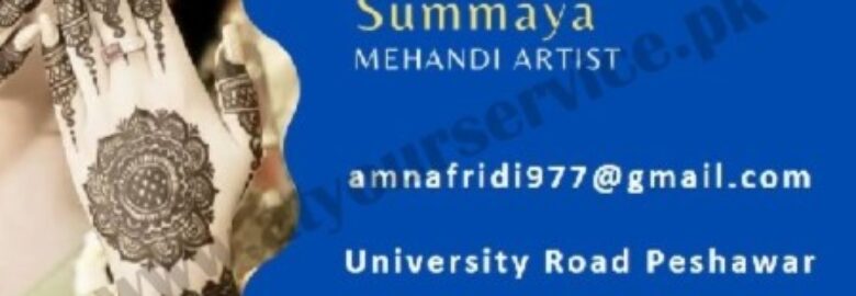Summaya Mehandi Artist in Peshawar