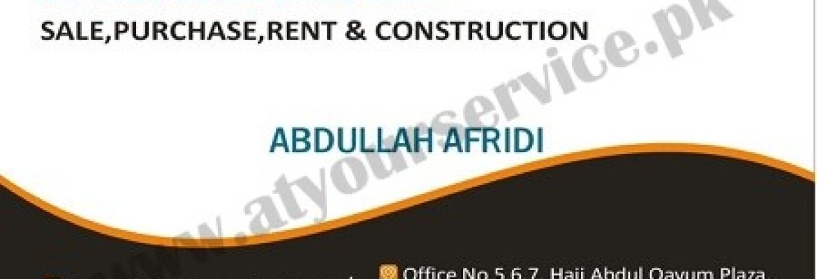 Abdullah Property Dealer Peshawar