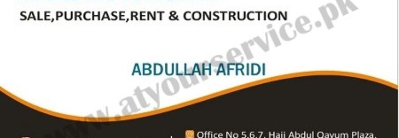 Abdullah Property Dealer Peshawar