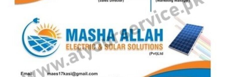 Masha Allah Electric & Solar Solutions Multan